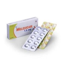 Thuốc Meloxicam 7.5mg điều trị viêm xương khớp, viêm cột sống (2 vỉ x 10 viên)