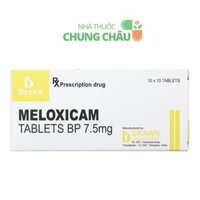 Thuốc Meloxicam 7.5mg: Giảm triệu chứng viêm khớp, thoái hóa khớp và viêm cột sống dính khớp