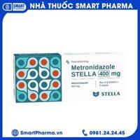 Thuốc Metronidazole Stella 400mg điều trị nhiễm nấm, nhiễm khuẩn kỵ khí (2 vỉ x 7 viên)
