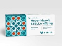 Thuốc Metronidazole Stella 400mg điều trị và phòng ngừa nhiễm nấm, nhiễm khuẩn kỵ khí (2 vỉ x 7 viên)