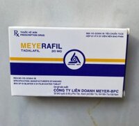 Thuốc MEYERAFIL 20 (Tadalafil 20)- Điều trị rối loạn cương dương