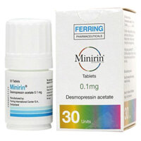 Thuốc Minirin 0.1mg, trị tình trạng đái dầm ở trẻ và tiểu đêm ở người lớn