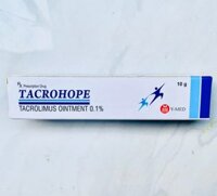 Thuốc mỡ Tacrohope Tacrolimus Ointment 0.1% Allegen điều trị viêm da cơ địa, vảy nến (10g)