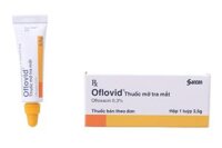 Thuốc mỡ tra mắt Oflovid Ophthalmic ointment Santen điều trị viêm bờ mi, viêm túi lệ, lẹo (3.5g)