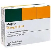 Thuốc Mobic 15mg/1.5ml (meloxicam) Boehringer điều trị viêm xương khớp (5 ống x 1.5ml), date 09/26