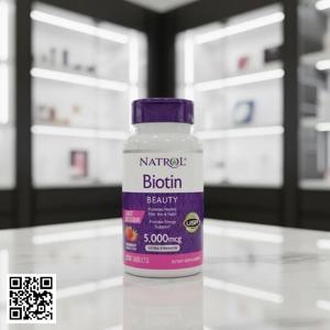 Thuốc mọc tóc Natrol Biotin 5000mcg Extra Strength 250 viên
