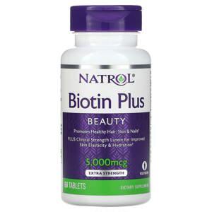 Thuốc mọc tóc Natrol Biotin 5000mcg Extra Strength 250 viên
