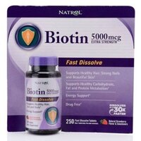 Thuốc mọc tóc Biotin 5000mcg Fast Dissolve