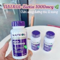 Thuốc Mọc Tóc Biotin Natrol 10000mcg 100 viên