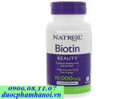 Thuốc mọc tóc biotin natrol 10000 mcg maximum strength