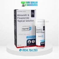 Thuốc Mọc tóc Hair 4U F (60ml) 5% minoxidil & 0.1% finasteride, trị hói đầu, ngăn rụng tóc, kích thích mọc tóc - hãng Glenmark