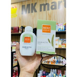 Thuốc Mọc Tóc Merz Spezial Haar Activ Dragees Của Đức - Merz xanh (120 Viên)
