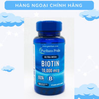 Thuốc mọc tóc,ngăn ngừa rụng tóc Biotin Mỹ Puritan’s Pride Biotin 10000mg 100 viên