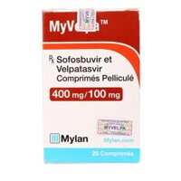 Thuốc Myvelpa 400mg/100mg Mylan – điều trị viêm gan C mạn tính hiệu quả (hộp 28 viên)