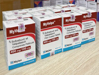 Thuốc MYVELPA Mylan (Sofosbuvir 400mg/ Velpatasvir 100mg) điều trị viêm gan C mạn tính (28 viên)