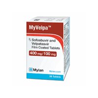 Thuốc MYVELPA Mylan (Sofosbuvir 400mg/ Velpatasvir 100mg) điều trị viêm gan C mạn tính (28 viên)