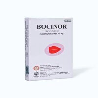 Thuốc ngừa thai khẩn cấp Bocinor 1.5mg trong vòng 72 giờ (Hộp 1 Vỉ x 1 Viên)
