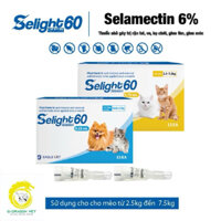 Thuốc nhỏ gáy kí sinh trùng cho chó mèo Selight Solution 0.75ml