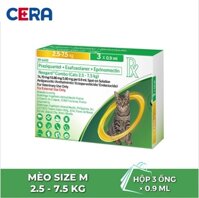 Thuốc Nhỏ Gáy Trị Nội Ngoại Kí Sinh Trùng Cho Mèo - Nexgard 2.5-7.5 Kg