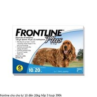 Thuốc nhỏ gáy trị ve rận Frontline Plus cho chó mèo (hộp 3 tuýp)