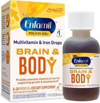 Thuốc Nhỏ Giọt Vitamin Tổng Hợp Enfamil® Poly-Vi-Sol® Có Chứa Sắt (Chai 50 mL): Hướng Dẫn Chi Tiết Cho Cha Mẹ