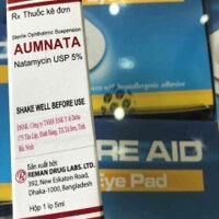 Thuốc nhỏ mắt Aumnata 5% (natamycin) | Giá thuốc Aumnata ở đâu rẻ nhất điều trị Nấm mắt