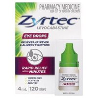 Thuốc nhỏ mắt chống dị ứng Zyrtec Hayfever & Allergy 4mL