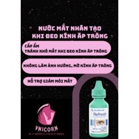 Thuốc nhỏ mắt dành cho mắt đeo kính áp tròng Contact lens Refresh 15ml