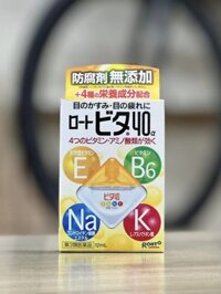 Thuốc Nhỏ Mắt R0HT0 Nhật Bản Màu Vàng Lọ 12ml