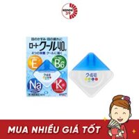 Thuốc nhỏ mắt Rohto nhật màu xanh Nhật Bản-Mát nhiều