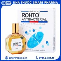 Thuốc nhỏ mắt Rohto Antibacterial điều trị lẹo mắt, viêm kết mạc, viêm mi mắt