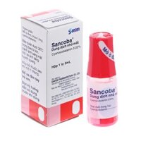Thuốc nhỏ mắt Sancoba 0.02% chứng mỏi mắt do điều tiết (chai 5ml)