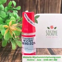 THUỐC NHỎ MẮT SANCOBA NHẬT BẢN, GIẢM MỎI MẮT CHỐNG CẬN THỊ