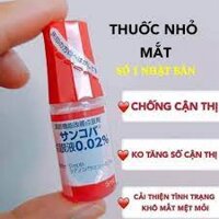 Thuốc nhỏ mắt Sancoba xách tay Nhật Bản 5ml