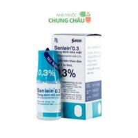 Thuốc nhỏ mắt Sanlein 0.3%: Hỗ trợ điều trị rối loạn biểu mô kết giác mạc