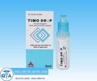 Thuốc nhỏ mắt Timo Drop trị tăng nhãn áp, bệnh glaucom (5ml)