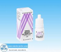 Thuốc nhỏ mắt Timolol Maleate 0.5% điều trị tăng nhãn áp, bệnh Glôcôm