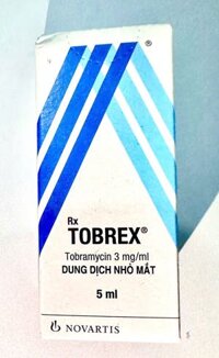 Thuốc nhỏ mắt Tobrex 5ml Novartis điều trị nhiễm trùng mắt, viêm kết mạc