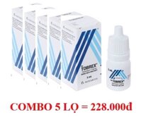Thuốc nhỏ mắt tobrex tobramycin 3mg/ml novartis (c/5ml)
