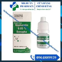 Thuốc nhỏ mũi Naphazolin 0.05% Danapha 5ml – Giảm sung huyết do viêm mũi, cảm lạnh