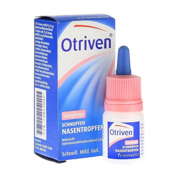Thuốc nhỏ mũi Otriven 0,025% (0-2t)