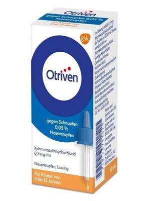 Thuốc nhỏ mũi Otriven 0,05% ( 2-6 tuổi)