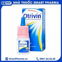 Thuốc nhỏ mũi Otrivin 0.05% GSK điều trị nghẹt mũi, sung huyết mũi họng