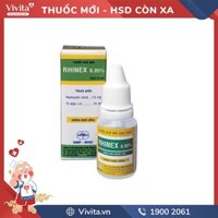 Thuốc nhỏ mũi Rhinex 0,05%  | Chai 15ml