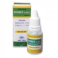 Thuốc nhỏ mũi RHINEX 0,05%, 15 ml