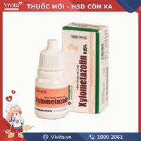 Thuốc nhỏ mũi trị viêm mũi Xylometazolin 0,05% Danapha | Chai 10ml
