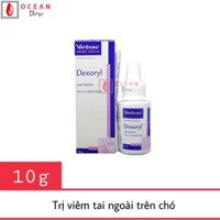 Thuốc nhỏ tai trị viêm tai ngoài cho chó - Virbac Dexoryl 10g