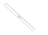 Thước nhựa cứng dài 50 cm