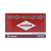 Thuốc Nhuận Gan Lợi Mật Foripharm điều trị mụn nhọt, mề đay (40 viên)
