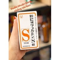 Thuốc nhuận tràng chống táo bón Biofermin chữ S Nhật Bản 350 viên